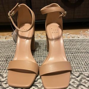 A New Day by Target nude block heels size 6